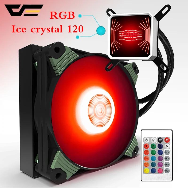 Aigo T240 pc case water cooling RGB computer fan CPU integrated water