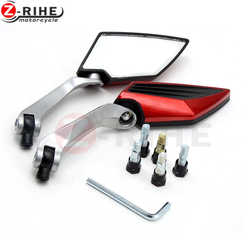 10mm 8mm universal motorbike side mirrors motorcycle rearview mirror for KTM HONDA YAMAHA BMW SUZUKI  KAWASAKI DUCATI