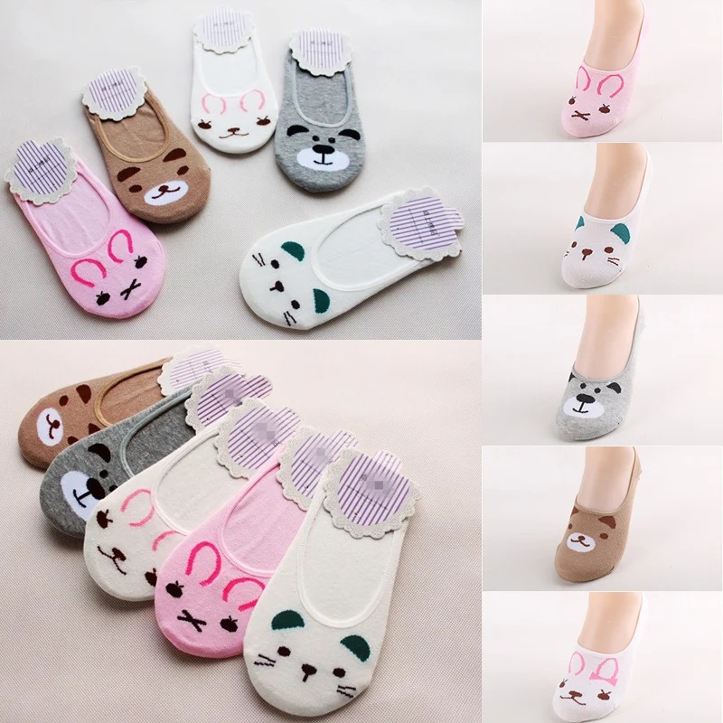 Носки женские короткие х/б 5 цветов 1 пара|women short socks|socks fashionshort socks |