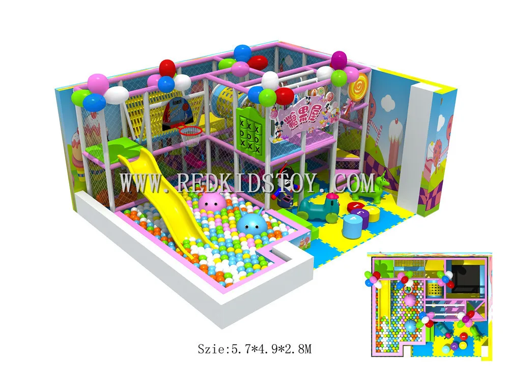 Домашняя детская игровая площадка на заказ Крытый игрушечный замок для детей CE сертифицированный 150716