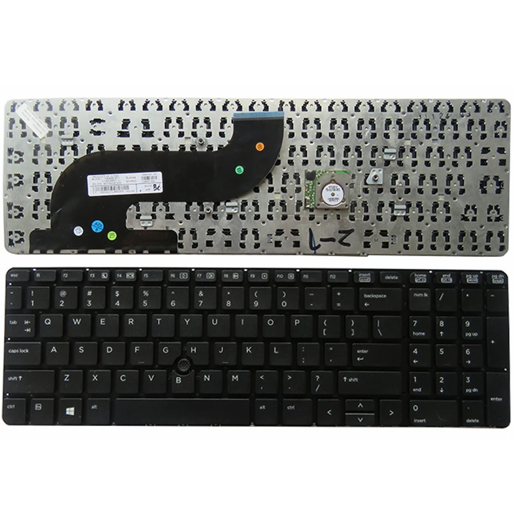 

US Black New English Laptop Keyboard For HP Probook 650 G1 655 G1