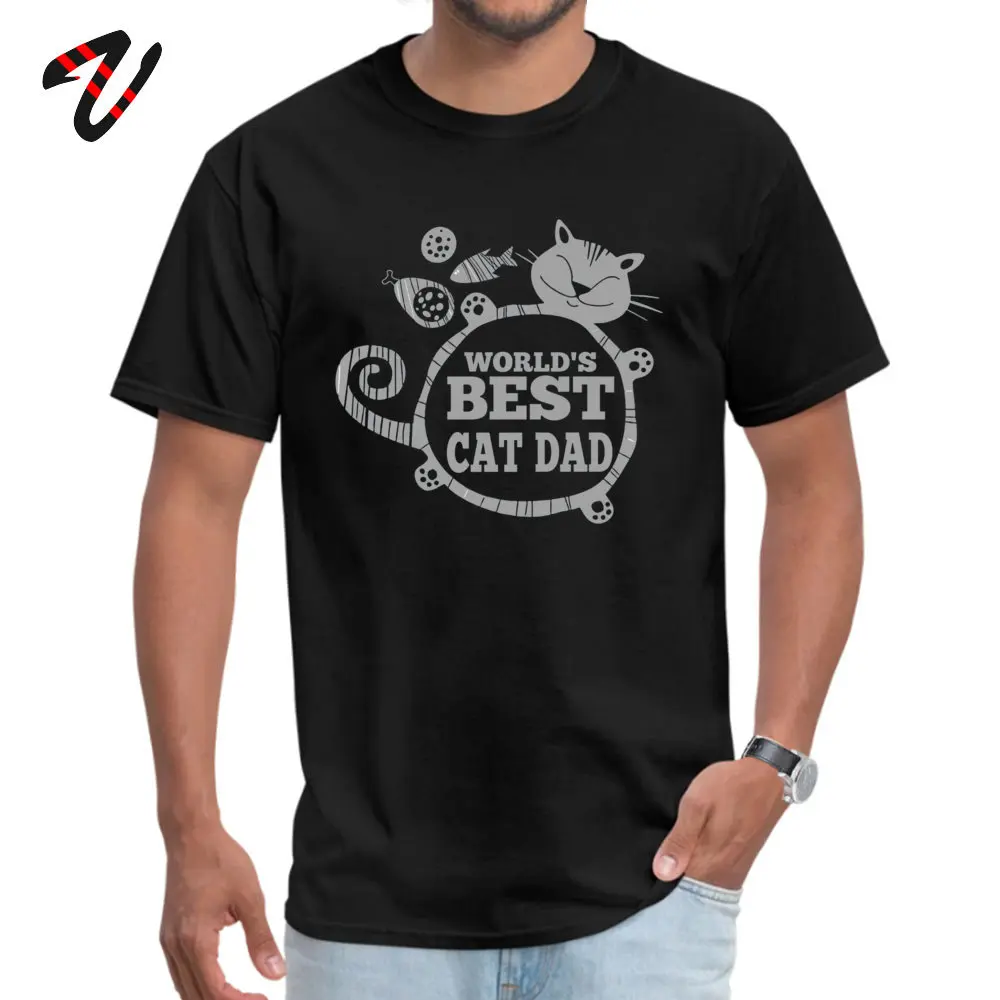  Men's T-Shirt Best Cat Daddy Print Tees 100% Cotton Crew Neck Short Sleeve Casual Tops Shirt NEW YEAR DAY Drop Shipping Best Cat Daddy20234 black
