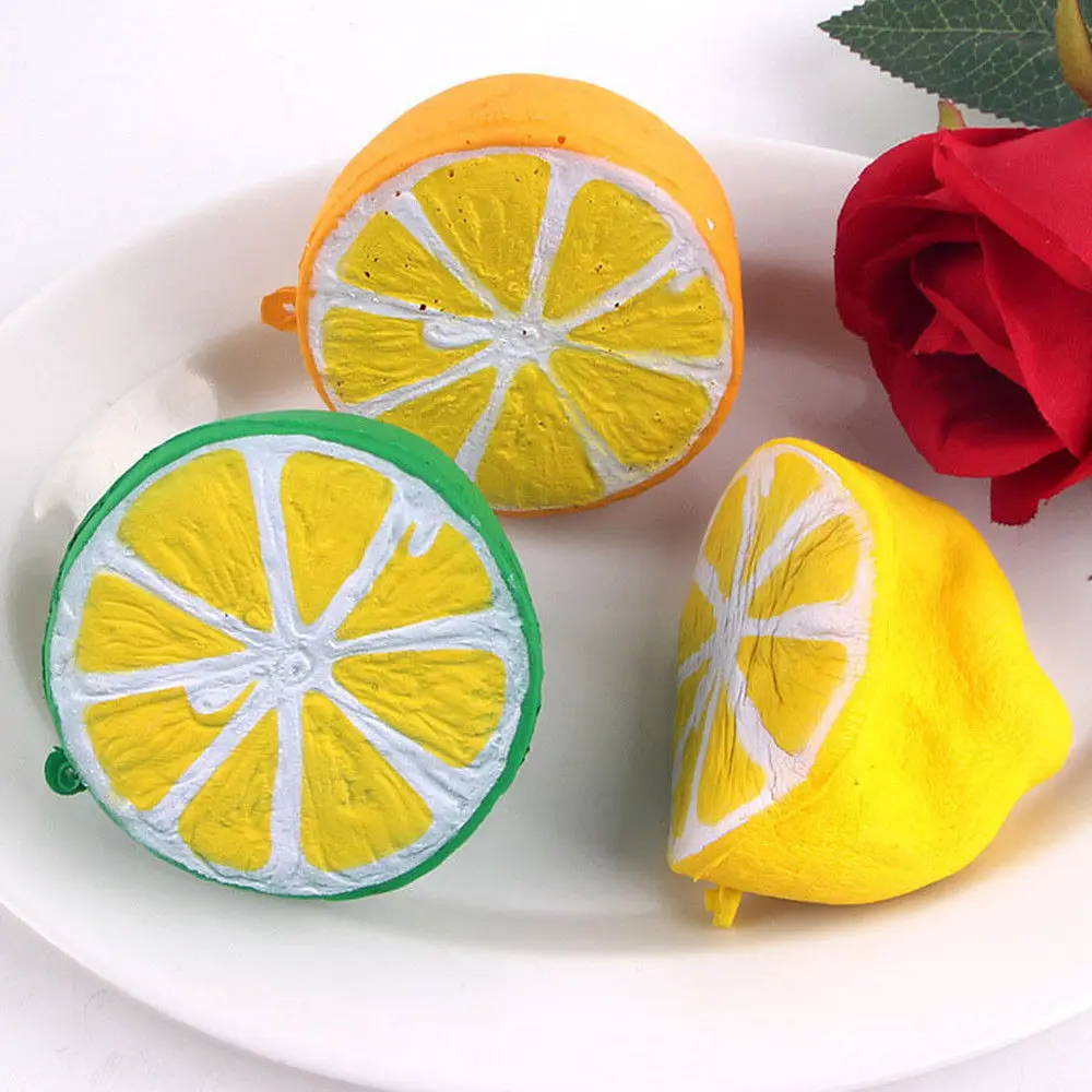 2017 New 6 CM Squishy lemon Cute fruit Slow Rising Decoration Phone Strap Pendant Squishes Gift toys doll Wholesale | Игрушки и хобби
