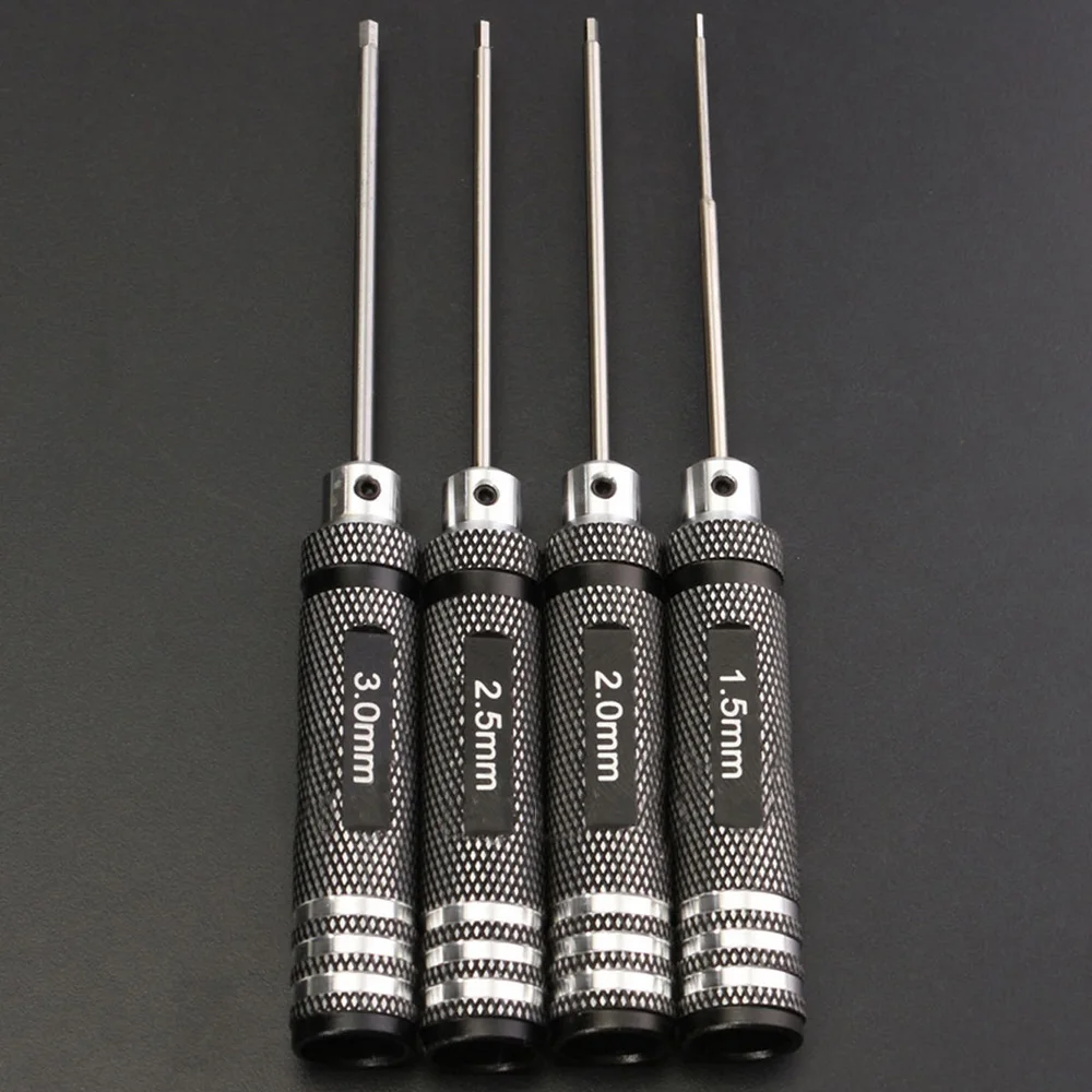 4x Мини Micro с шестигранной Набор ключей Allen Ключ отвертка Tool Kit 1,5 мм-3,0 мм