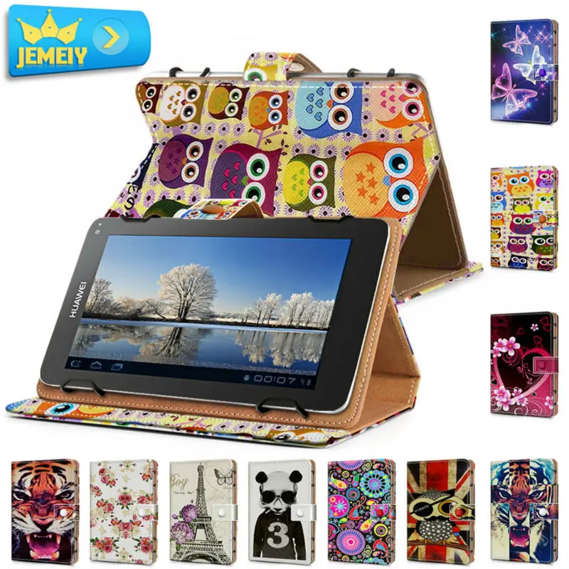 

7'' Tablet Leather Case For Huawei MediaPad X1 7.0 / MediaPad X2 7.0 cover ,Printed Universal tablet cover For Huawei Tablet
