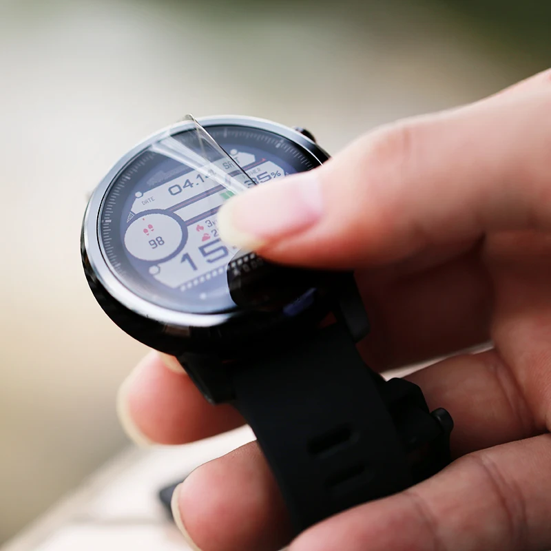 Защитная пленка CHYI для Xiaomi Huami Amazfit stratos изогнутая Гидрогелевая Взрывозащищенная