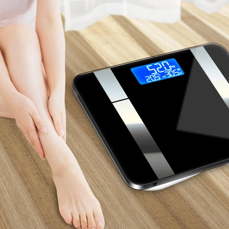Умные весы для ванной пол вес тела Жир mi весы человеческие ручные весы с отсчетной шкалой подключения bluetooth