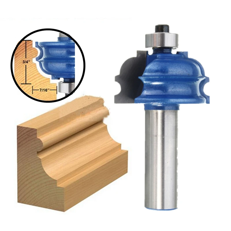 

Shank Rail And Stile Router Bit Woodworking Chisel Cutter 1/2 Inch