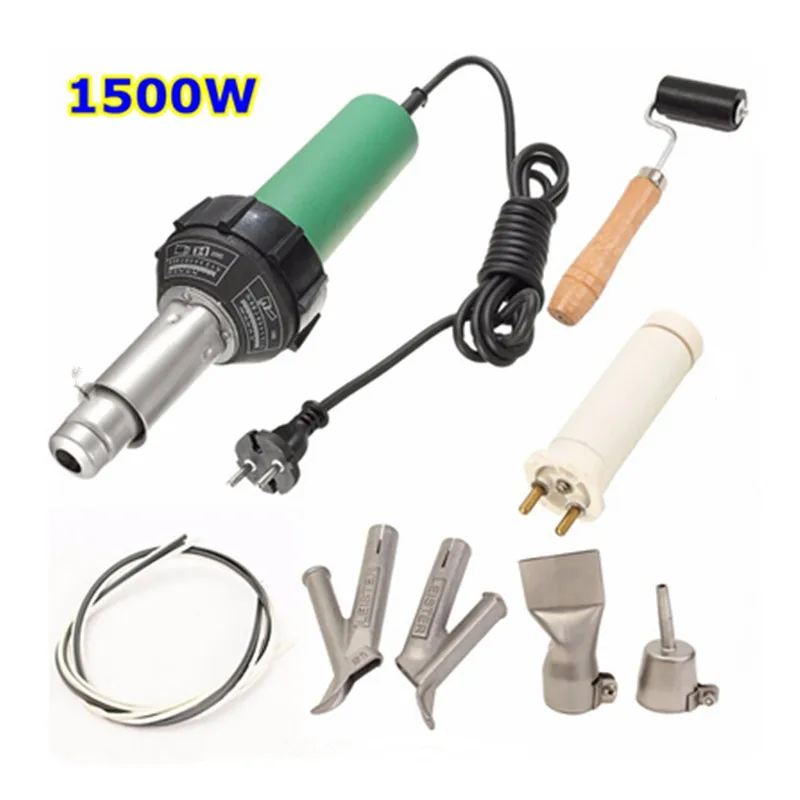 1500W Plastic Welding Hot Air Gun with 2Pcs Speed Welding Nozzle and