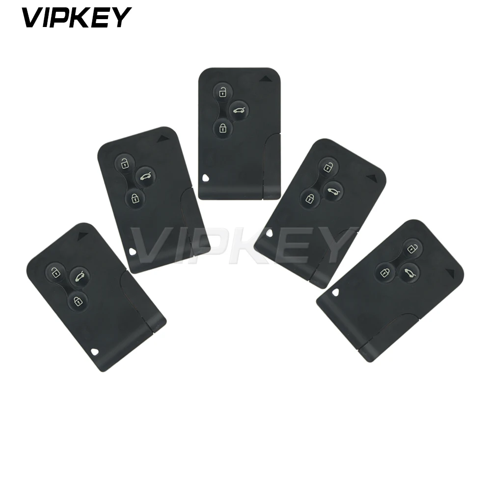 Remotekey 5 шт. карта смарт-ключа 3 кнопки PCF794 433 МГц для Renault Megane 2 Megane II ключи 2003 2004 2005 2006 2007 2008