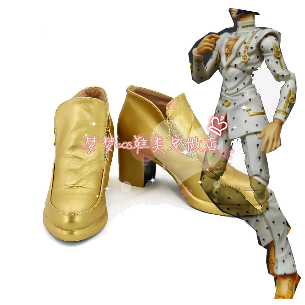 

Cosplaylegend Anime JOJO 5 JoJo's Bizarre Adventure Golden Wind Bruno Bucciarati Cosplay Cosplay shoes Custom made shoes boots