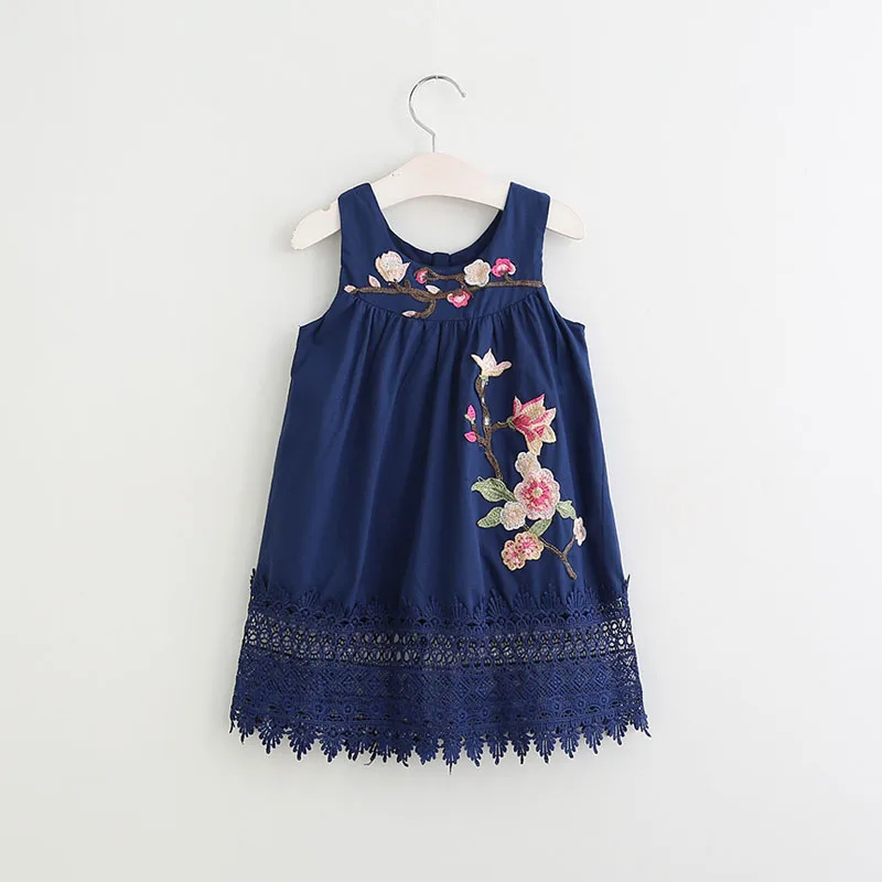 2014 Kids Girls Dress cute Long sleeve princess dress circle Korean Fashion Blue pink children's clothing New