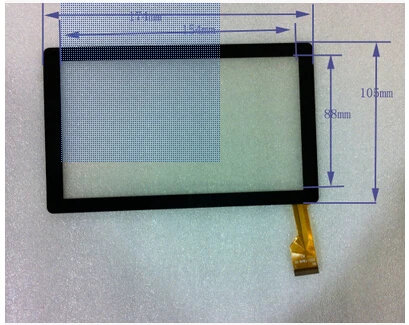 

Original 7'' inch amoi V8A patriot Q1 Q2 Q5 outside screen capacitive touch screen panel ZCC - 1948 v2