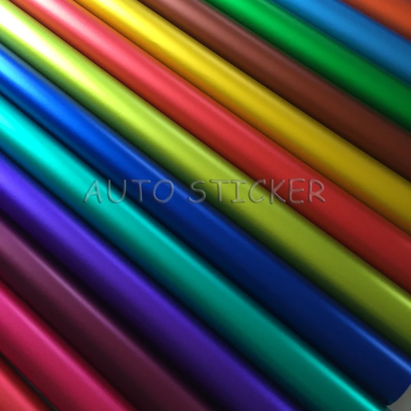 multi colors matte metallic satin car wraps 5