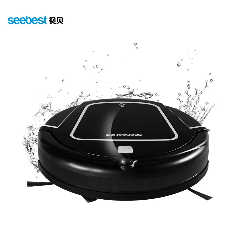

Clean Robot Aspirator with Wet/Dry Mop Water Tank, Time Schedule, Auto Recharge Smart Cleaner, Seebest D730 MOMO 2.0