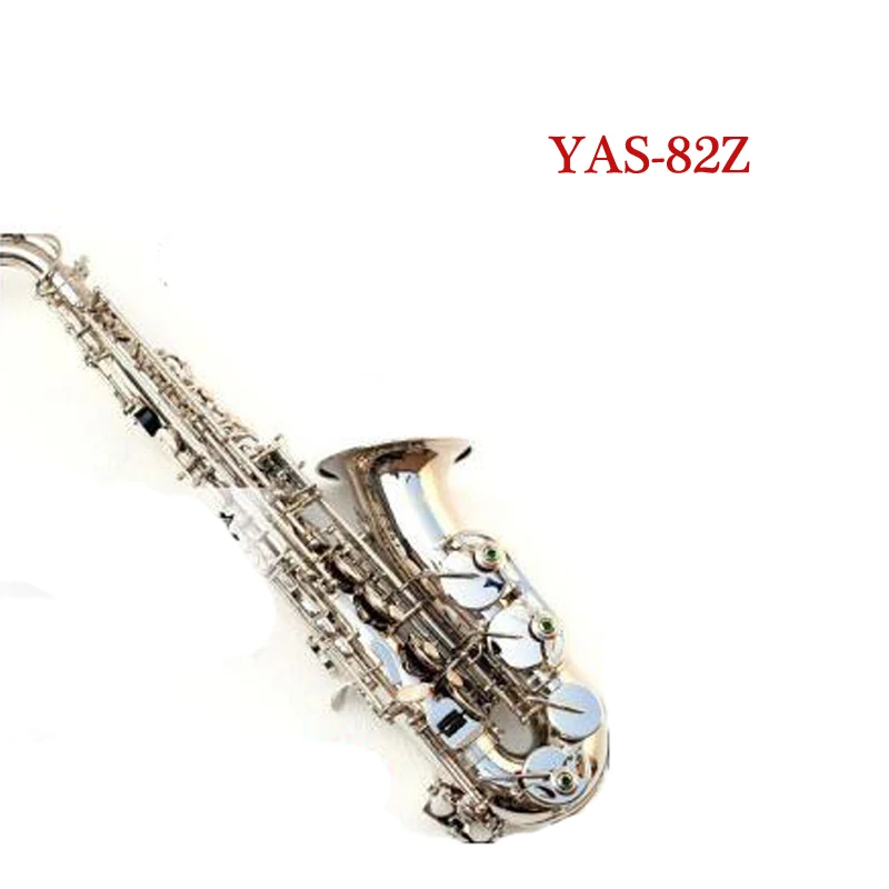 YAS-82Z Alto Saxophone E Flat Instrument Music on The Surface of Nickel Plating Bakelite Sax Saxofon Falling Tune E