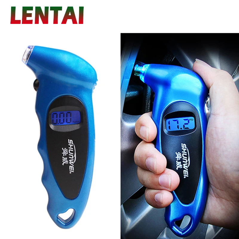 Lentai 1Pc Auto Car Digital Manometro Per Pneumatici Display Per Bmw E90 F30 F10 E60 Audi A3 A6 C5 C6 Opel Insignia Alfa Romeo 159