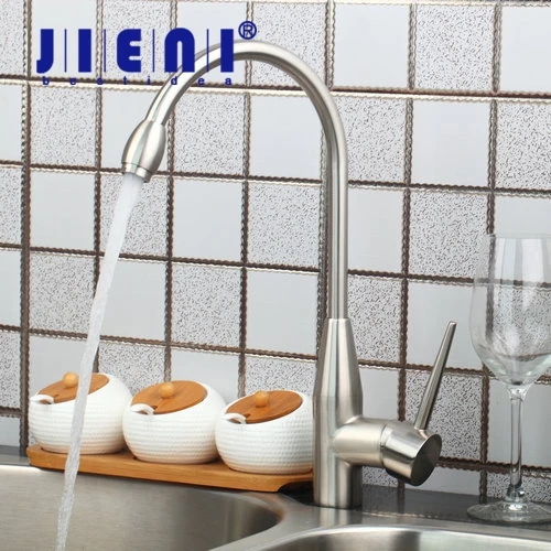 

Hot/Cold Deck Mount Single Handle Nickel Brushed Swivel 92289 Wash Basin Sink Kitchen Torneira Vessel Lavatory Tap Mixer Faucet