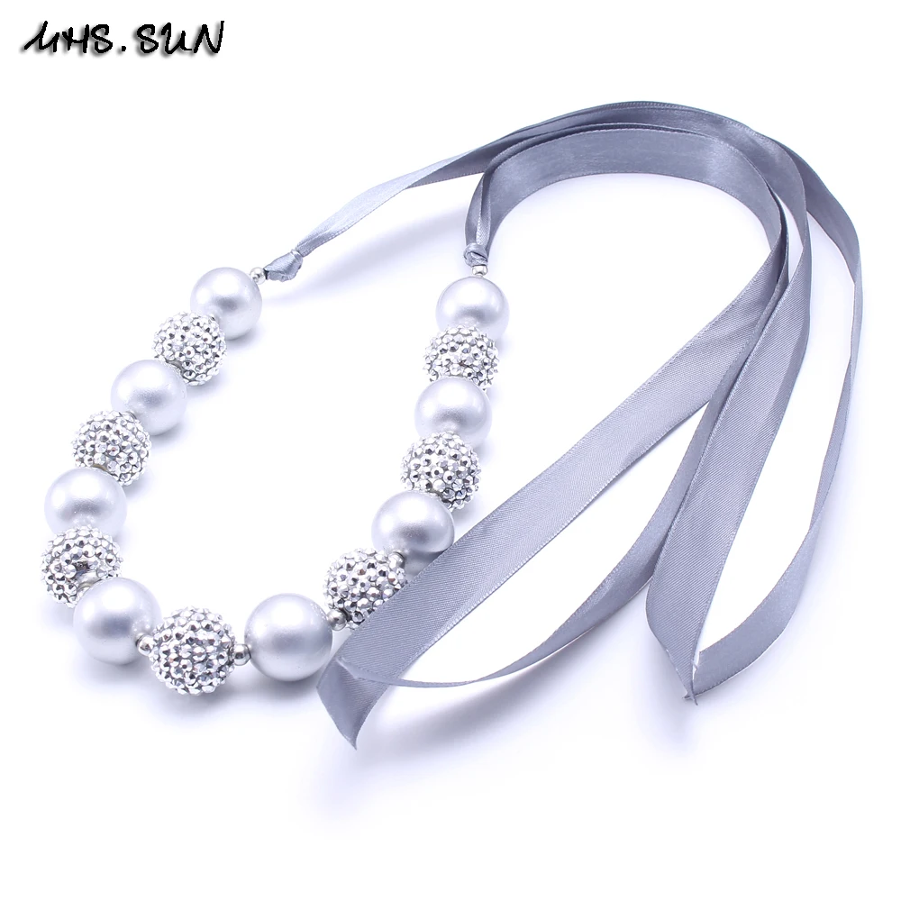 

2pcs/lot Wholesale child/kid/girl beads chunky bubblegum necklace for birthday gifts necklace in jewerly free shipping