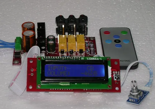 Пульт дистанционного управления PGA2311 AC6V preamp(готовая плата) с функцией отключения памяти