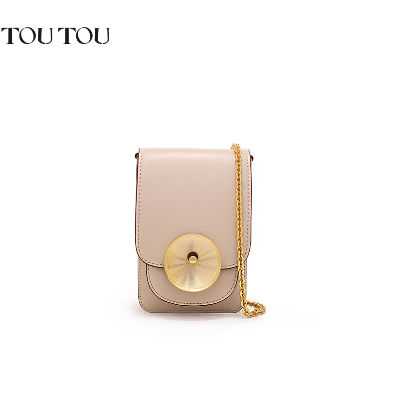 

TOUTOU 2019 new fashion summer new small bag women's advanced sense chain mobile phone bag versatile cross-body bag in summer