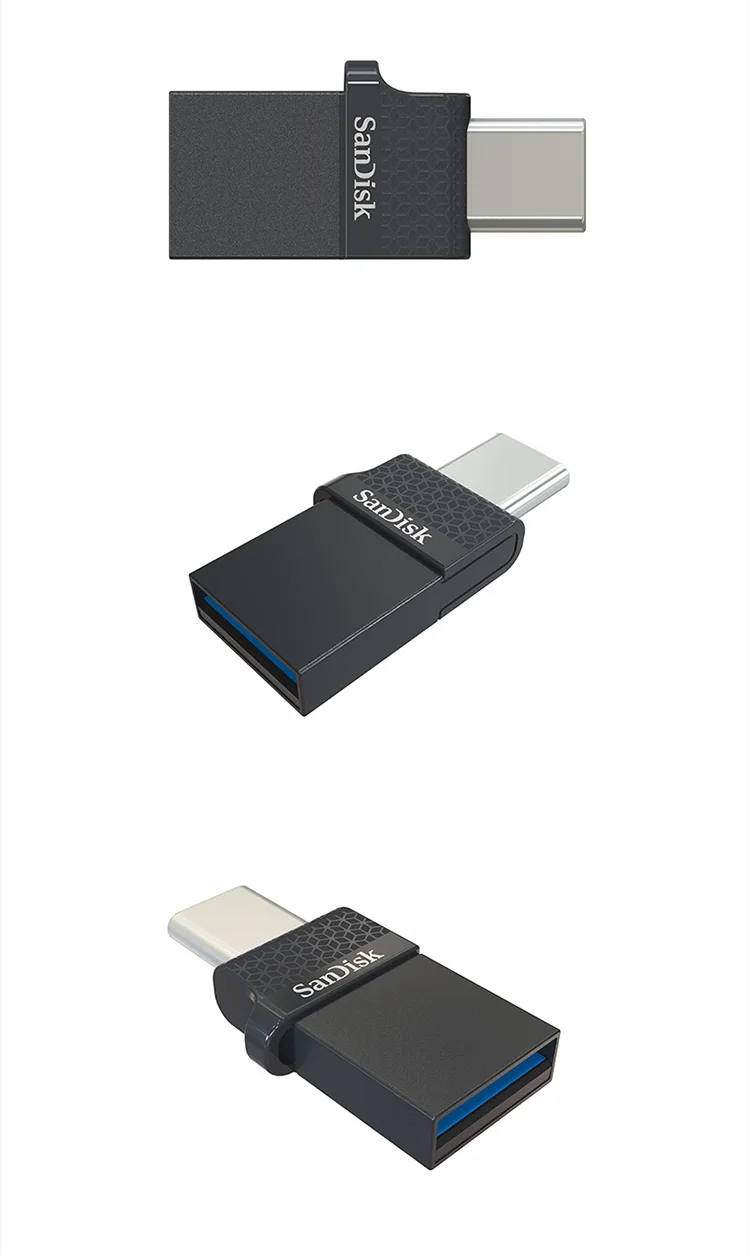 Sandisk type-C USB двойной OTG USB флеш-накопитель 32 Гб 16 Гб 64 Гб 128 ГБ высокоскоростной Многофункциональный флеш-накопитель 2,0 флешки