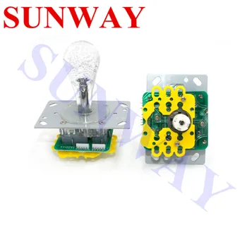 

2pcs/lot 7 Color Flashing LED Arcade Fighting Stick 4/8 Way Illuminated Arcade Joystick for Game fighting Machine