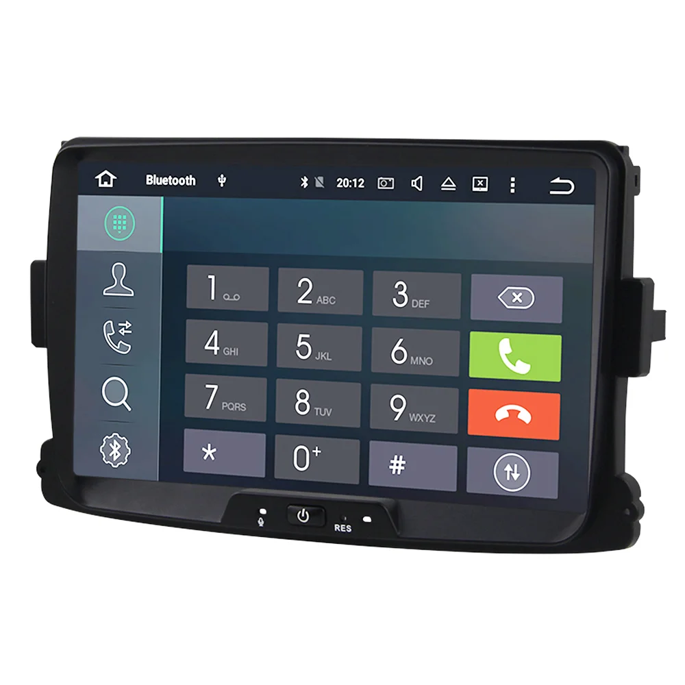 Автомагнитола Eunavi 2 Din Android 9 0 GPS навигация стерео для Dacia/Sandero/Duster/Renault/Captur/Lada/Xray Logan