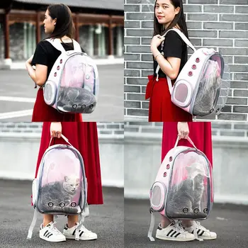 

Pet Carrier Premium Travel Outdoor Mesh Backpack Carry Bag Accessory Dog Cat Rabbit Small Pets Cage House