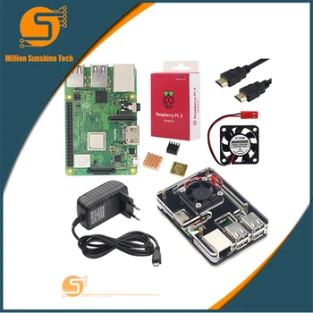

Raspberry Pi 3 Model B+ Starter Kit + 6 Layer Acrylic Case + 16 32GB SD Card + Heat Sink + Fan + 3A Power Adapter + HDMI Cable