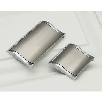 

5x 64mm Modern Cabinet Drawer Handles Cupboard Simple Steath Shoes Cupboard Door Handles Surface Mounted Pulls