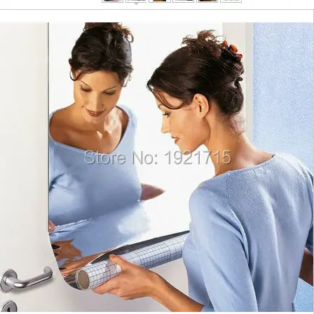 Online Buy Wholesale Mirror Film Roll From China Mirror Film Roll PVC high definition of the mirror wall sticker furniture boeing film electrical appliances reflective window stickers - Online Buy Wholesale Mirror Film Roll From China Mirror Film Roll