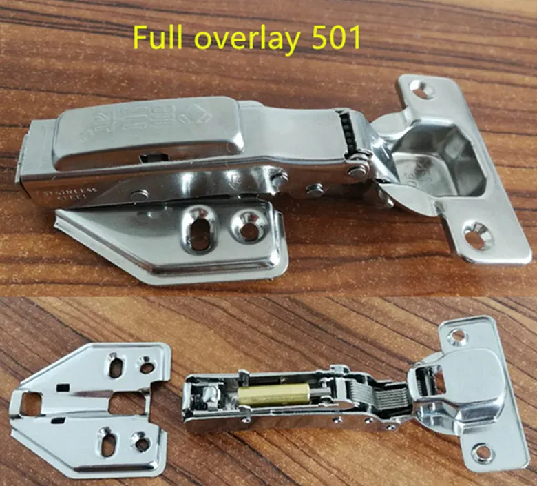 Full overlay 501 High quality Stainless steel removable Hinges