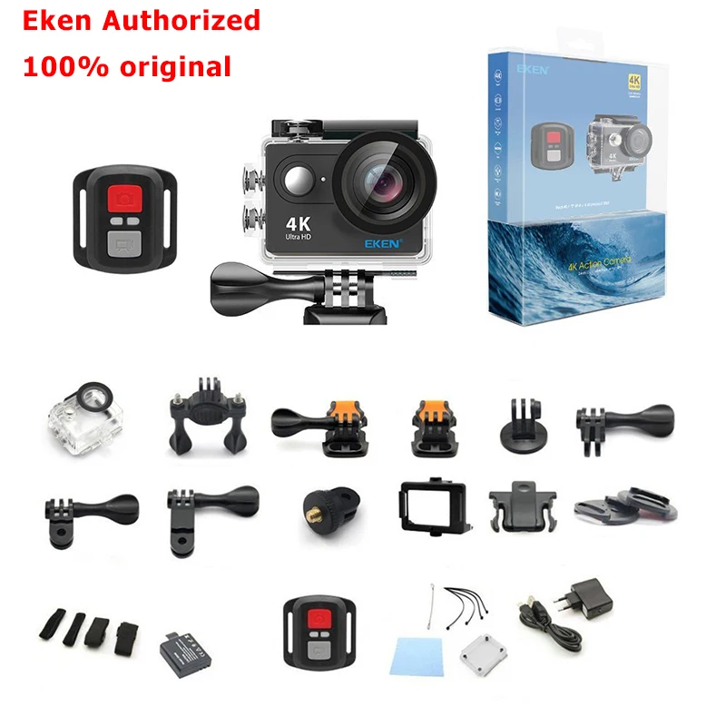 4K Action Camera Original EKEN H9 H9R Remote Ultra HD 4K WiFi 1080P 60fps Sports Waterproof