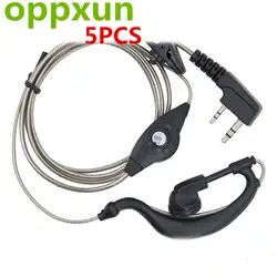 5 шт. 2PIN Алюминий Фольга наушники для Kenwood TK3107 TK3207 радио Baofeng CB UV-5R GT-PUXING QUANSHENG