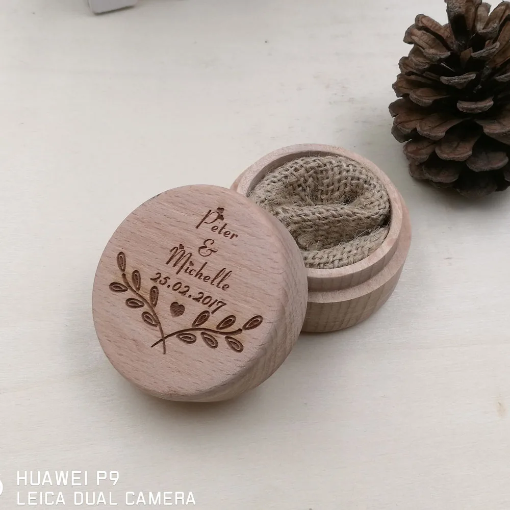 New Design Custom Ring Box, Personalized Wedding  Valentines Engagement Wooden Ring Bearer Box, Rustic Wedding Ring Box Holder