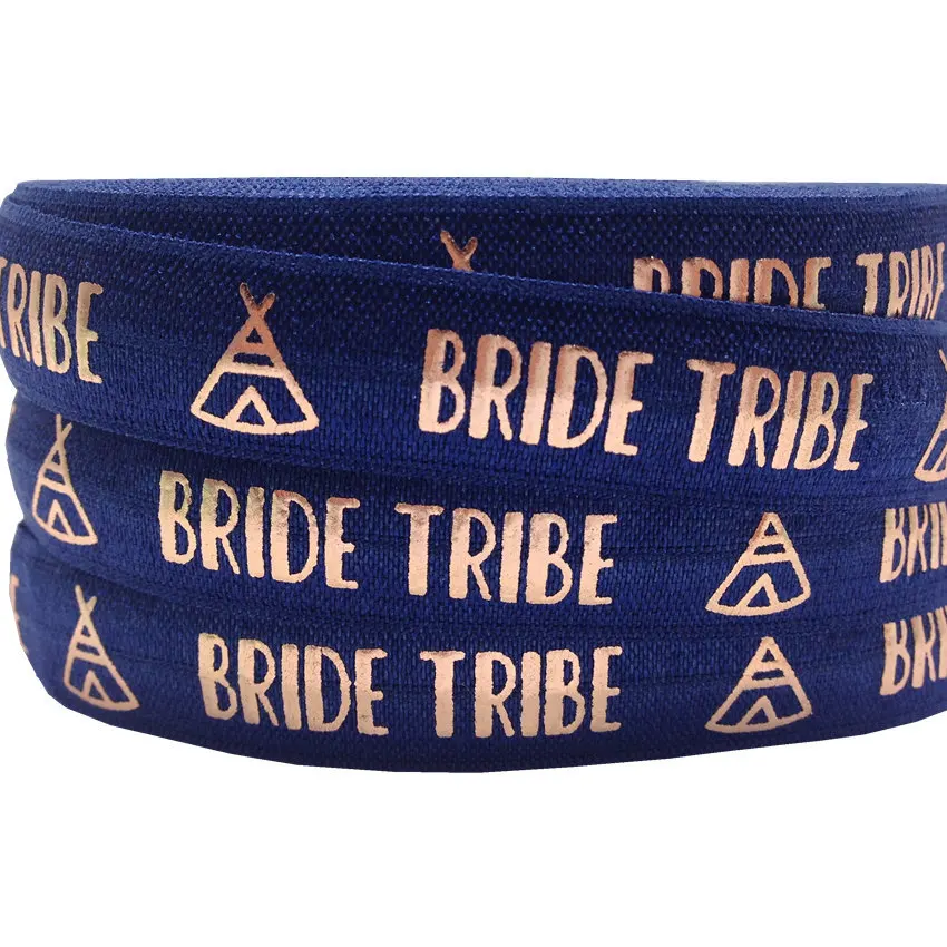 5 лет 16 мм розовое золото Tepee надпись Невеста Tribe фольга королевские складные