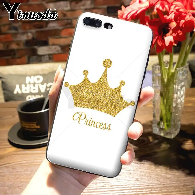 Мягкий чехол для телефона Yinuoda Boss Girl Lady Queen King iPhone 8 7 6 6S Plus X 5S 11pro SE xs max xr|Бамперы| |