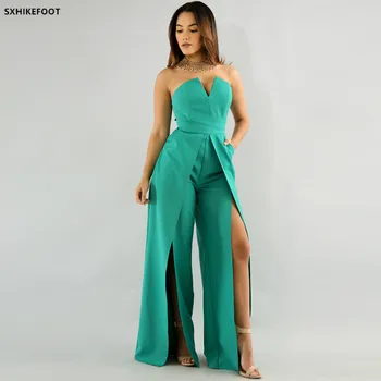 

Jumpsuit Women Real Hot Sale Body Feminino Woman Europe And The 2020 Temperament Spring Summer Simple Multicolor Nightclub