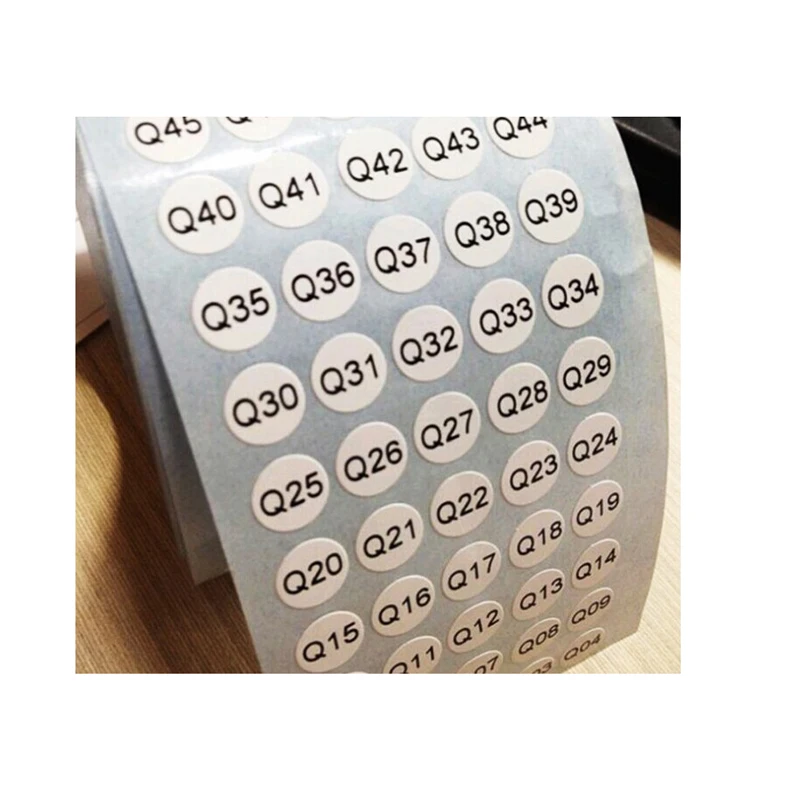 

Professional custom adhesive furniture label waterproof color logo or barcode sticker for furniture with glossy surface