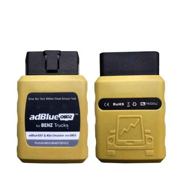 Emulador de Adblue Эмулятор AdblueOBD2 грузовики сканер дизель сверхмощный грузовик сканирующий инструмент OBD2 штекер и привод