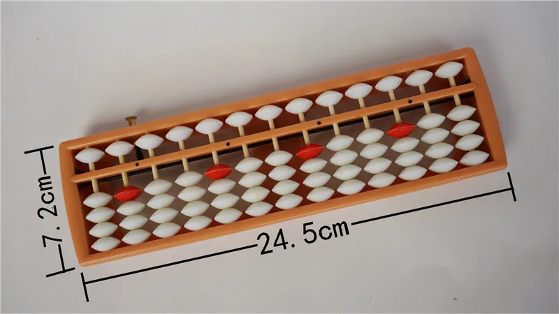 

Plastic Abacus Toys 13 Digits Arithmetic Math Calculator Kids Learning Educational Caculating Toy