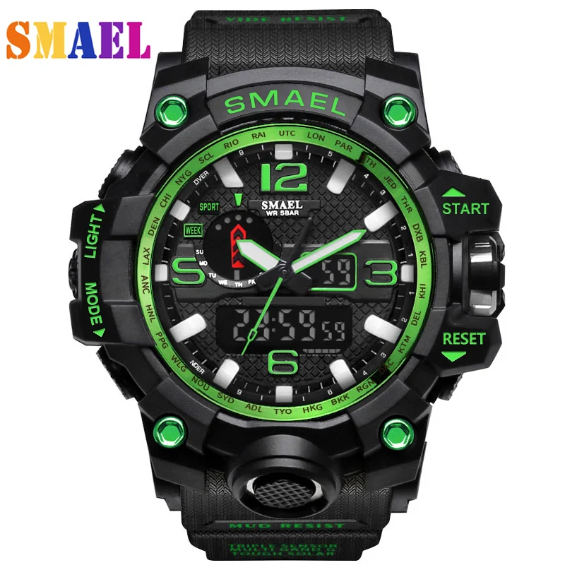 

2017 Sports Digital-Watch Men Casual Quartz Watch Relogio Masculino S Shock Relogio LED outdoor Military Waterproof Wristwatches