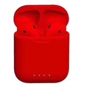 red Новинка i88 TWS беспроводные наушники мини размер Bluetooth 5,0 наушники и 2 микрофона PK i12 tws i10 для всех смартфонов xiaomi - Цвет: red