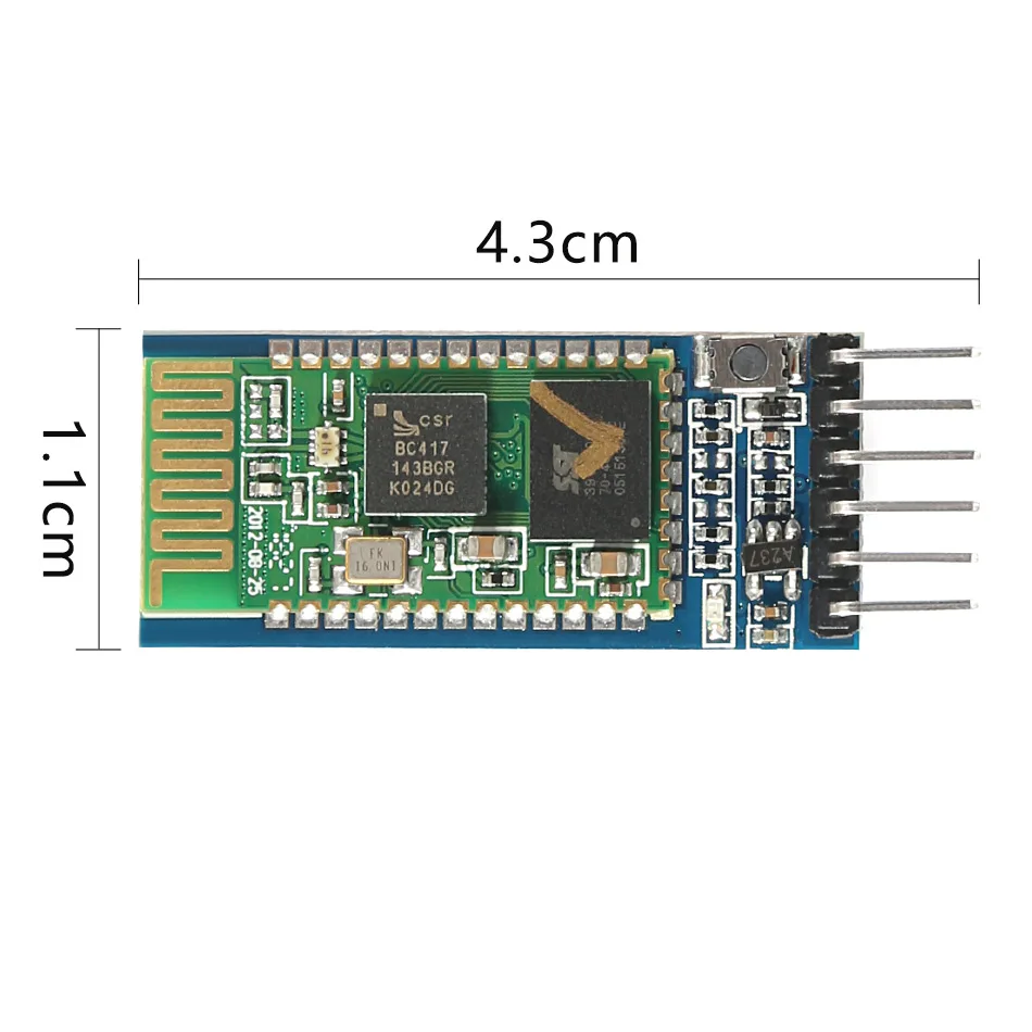 Новый HC05 HC-05 мастер-раб 6pin 6 pin JY-MCU анти-обратный интегрированный Bluetooth серийный сквозной модуль беспроводной Серийный