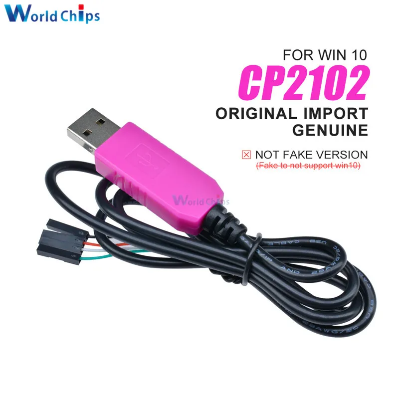 CP2102 USB к UART ttl кабель 1 м 4 Pin серийный адаптер скачать кабель модуль для Arduino 51 Raspberry Pi ARM для Win10