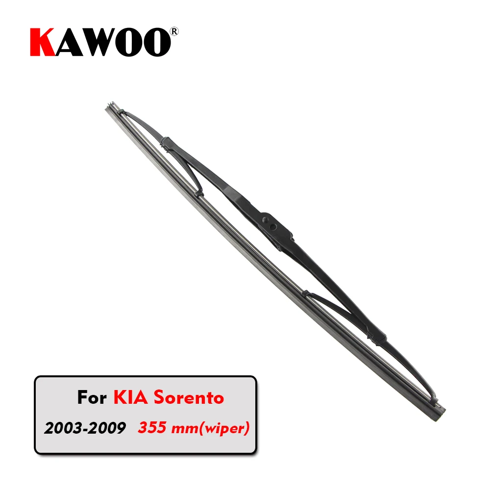 Автомобильные щетки kawoo лезвия заднего стеклоочистителя стеклоочистители для KIA Sorento хэтчбек(2003-2009) 355 мм авто аксессуары для ветрового стекла