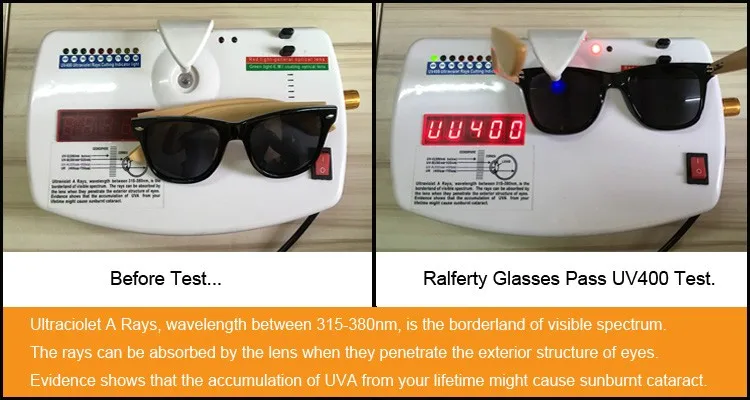 Ralferty ретро деревянные солнцезащитные очки мужские бамбуковые солнцезащитные очки женские Брендовые спортивные очки зеркальные UV400 Солнцезащитные очки мужские очки