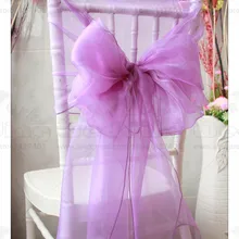 3/3-100 шт 65*275 см 61 цвет органза чехлы на стулья/крышки стула/лента для свадьбы события и вечерние& дома& украшение для банкета Текстиль