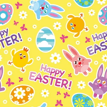 

HUAYI 5x5ft Happy Easter Eggs Theme Art fabric Backdrops For Studio Newborn Photography Backgrounds D-4882